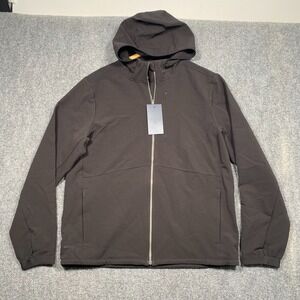 VRST Cold Weather Performance Jacket Medium Black Mens Hooded Wind Resistant NWT
